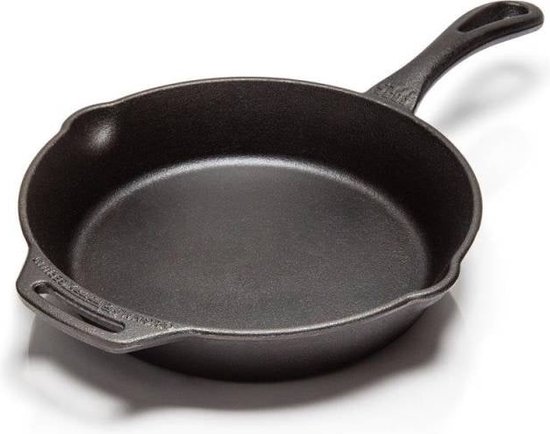 Petromax FP25-T Skillet gietijzeren pan met schenktuit ideaal voor koken boven open vuur