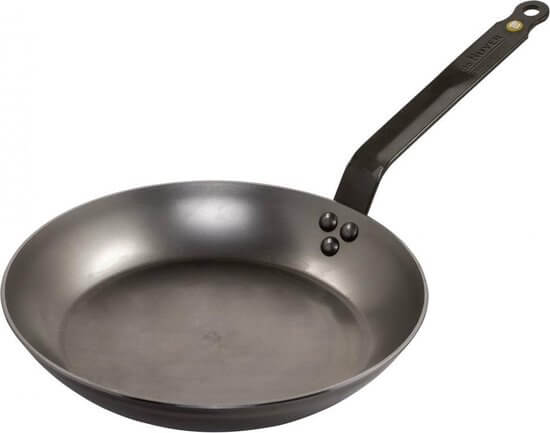 DeBuyer Mineral B stalen koekenpan PFAS-vrij
