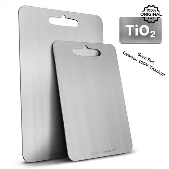 DreamGoods titanium snijplank hygiënisch en krasbestendig